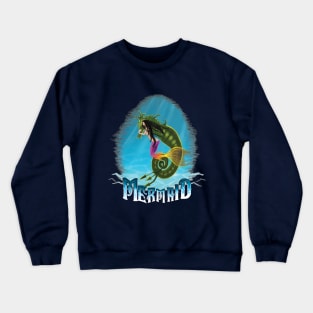 Mermaid and Sea Dragon Crewneck Sweatshirt